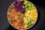Poke bowl salmon detox